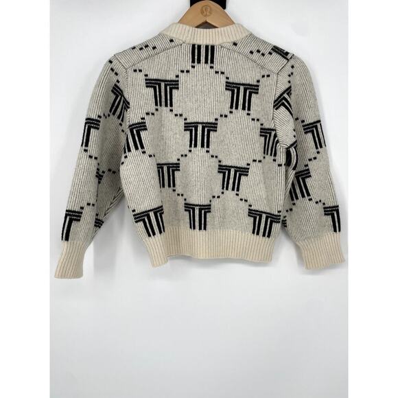 Tory Sport Merino Net-T Jacquard Wool Sweater - Picture 8 of 8